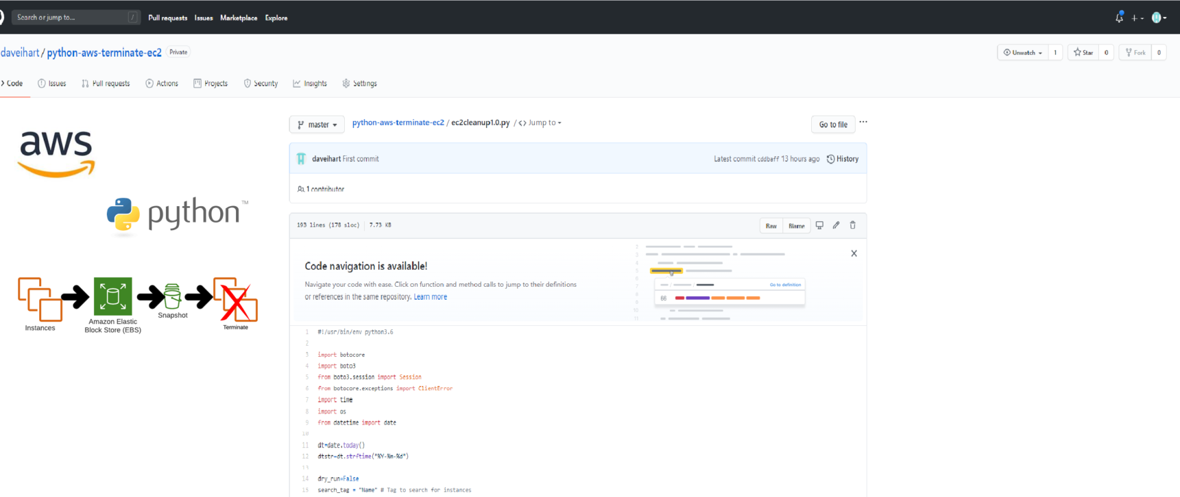 Terminate EC2 instance by tag using Python